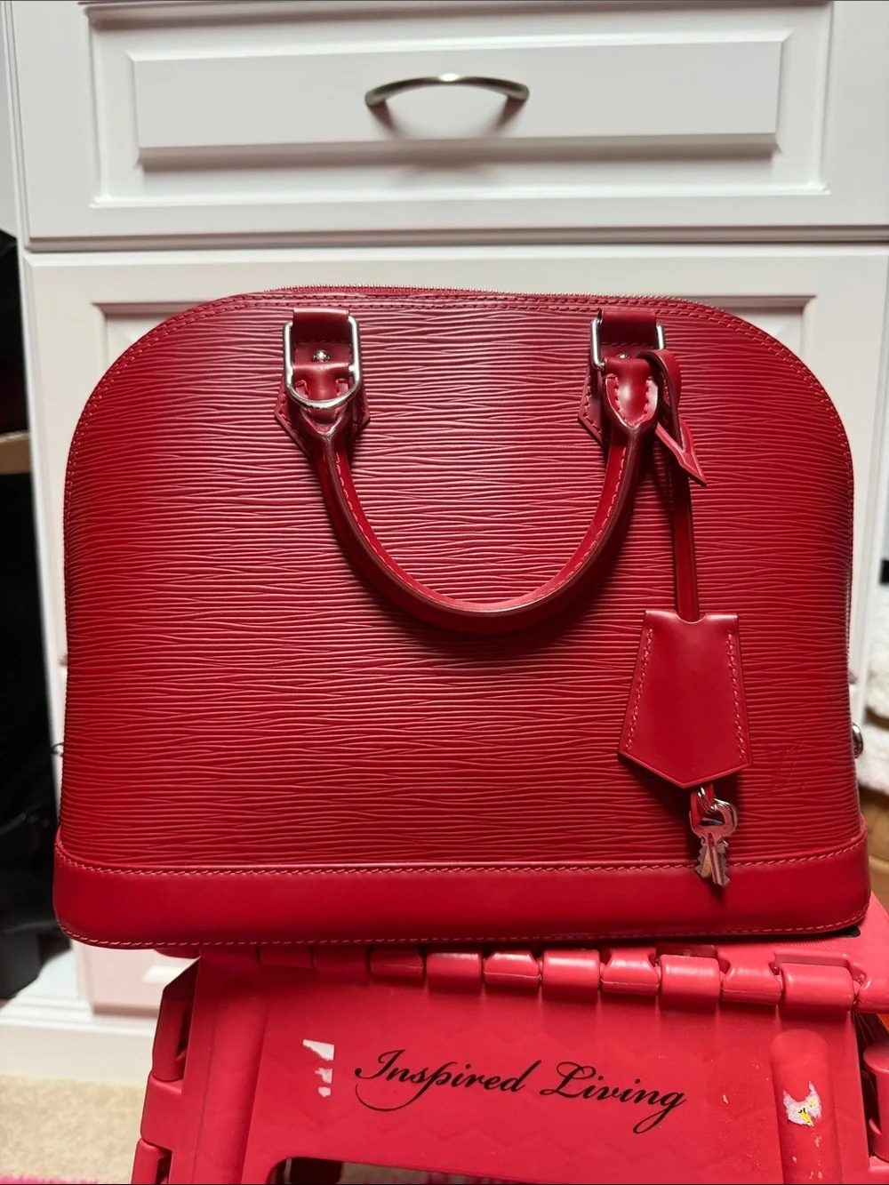 Louis Vuitton Alma Handbag Epi Leather PM